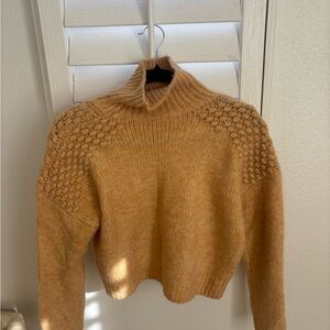 Cozy Tan Knit Sweater